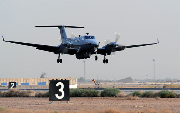 Aterragem de aeronaves MC-12W